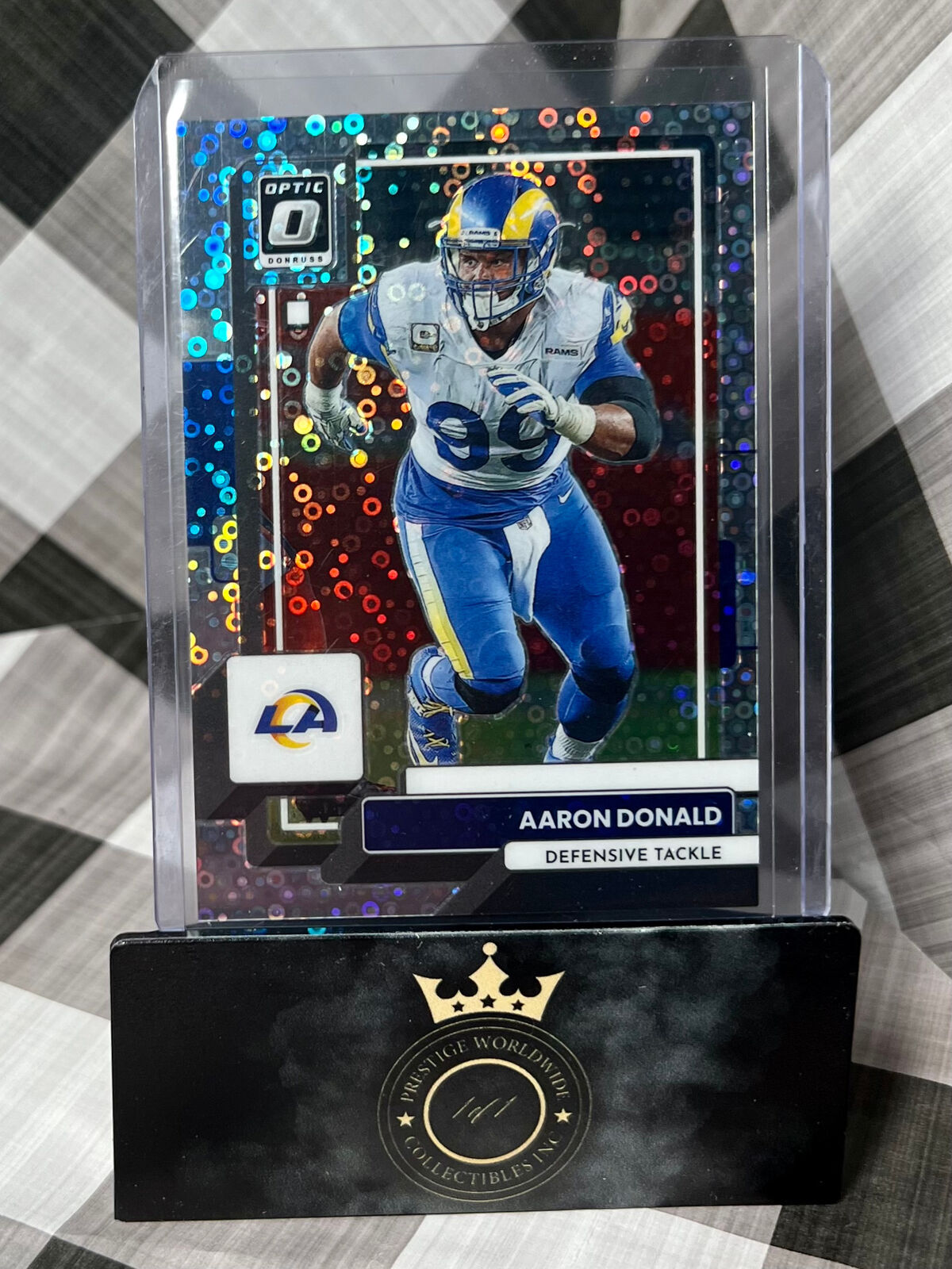 Aaron Donald 2022 Donruss Optic Silver Circles /125 #118