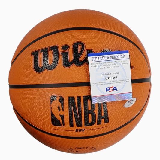 SCOOT HENDERSON Autographed NBA Basketball w/ PSA-DNA COA PORTLAND TRAIL BLAZERS