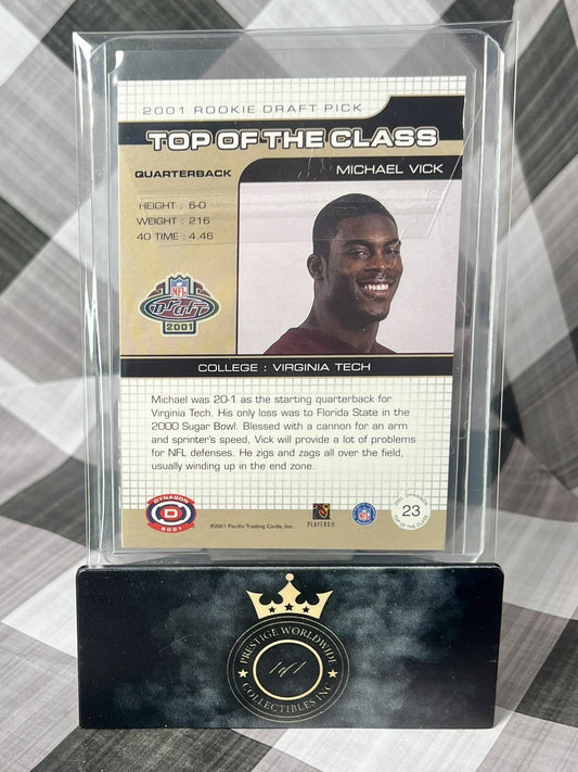 Michael Vick 2001 Pacific Dynagon Top of the Class #23 Atlanta Falcons & Eagles