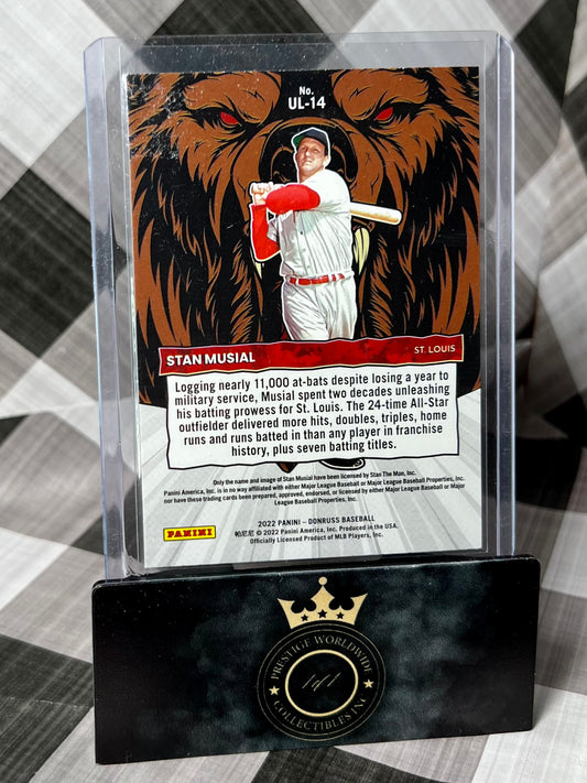 Stan Musial 2022 Donruss Pink Fireworks Unleashed #UL-14 x2