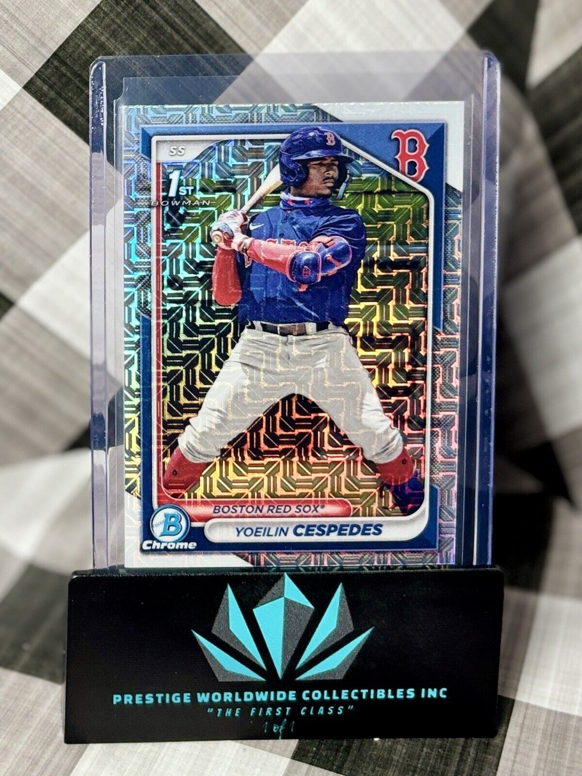 Yoelin Cespedes 2024 Bowman Chrome 1st Mojo Refractor #BCP-139 Boston Red Sox