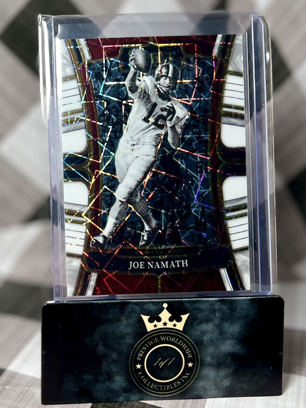 Joe Namath 2023 Select Draft Picks Field Level White Lazer Prizm #96 Alabama NYJ