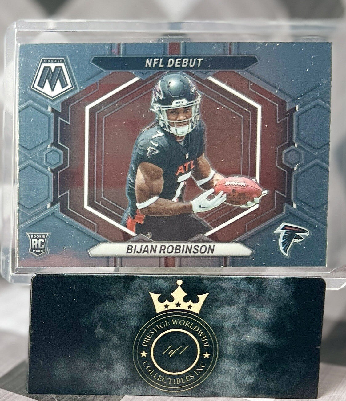 Bijan Robinson 2023 Panini Mosaic NFL Debut Rookie #ND-9 Atlanta Falcons RC