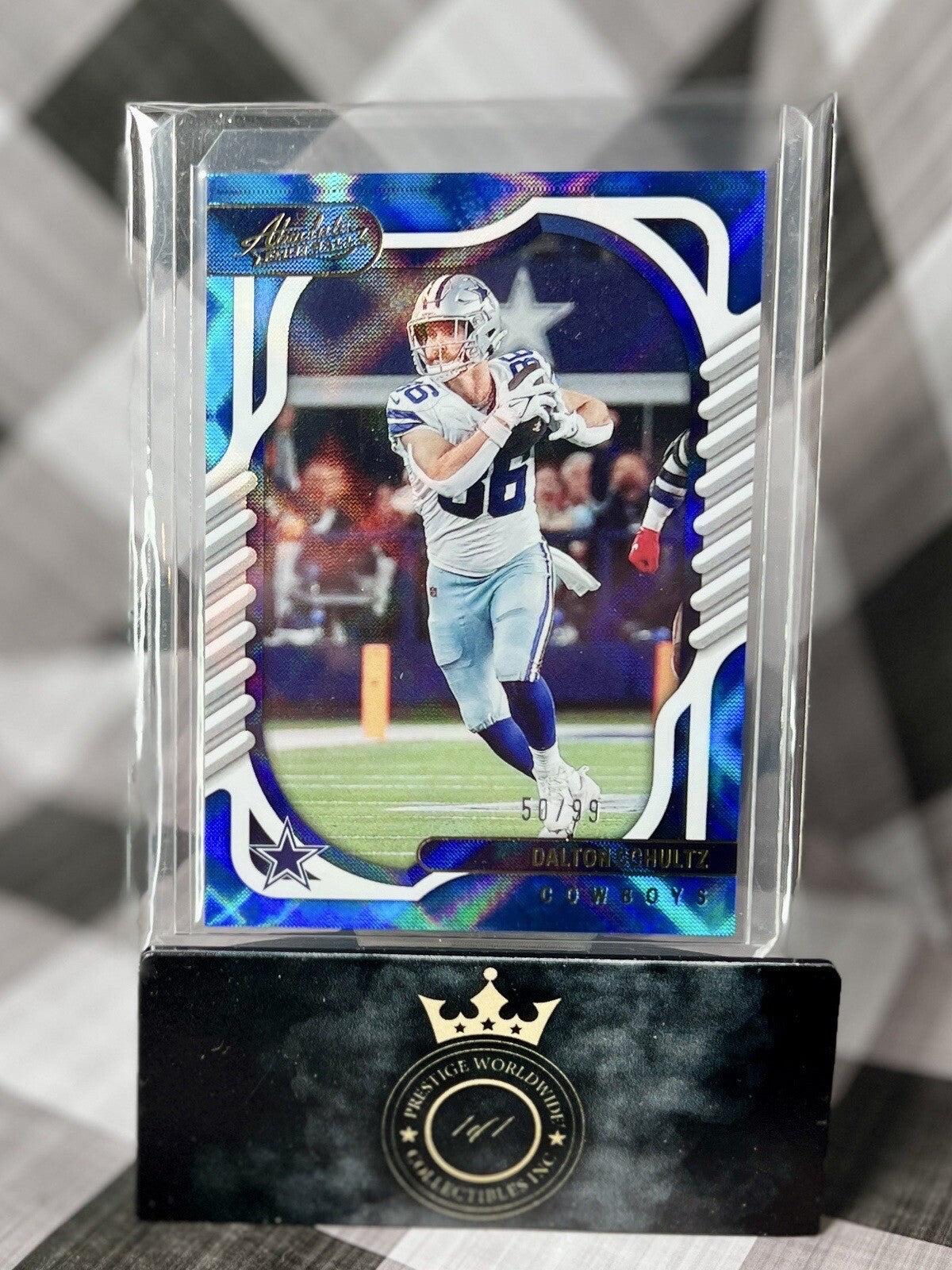 Dalton Schultz 2022 Panini Absolute Blue Diamonds /99 #22 Dallas Cowboys SP