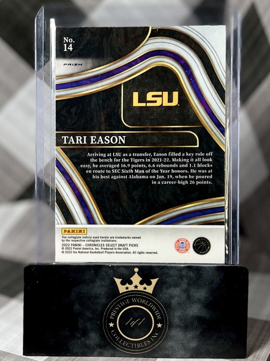 Tari Eason 2022-23 Chronicles Draft Picks Rookie Select Pink #14 HOU Rockets RC