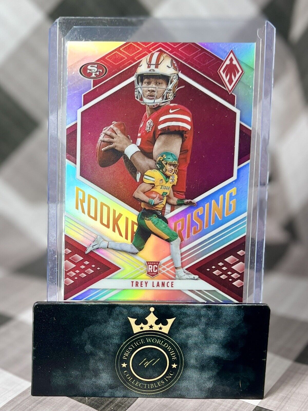 Trey Lance 2021 Phoenix Silver Rookie Rising #RIS-3 SF 49ers RC & Cowboys