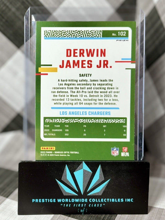 Derwin James Jr. 2023 Optic Blue Stars Emoji SP #102 Los Angeles Chargers