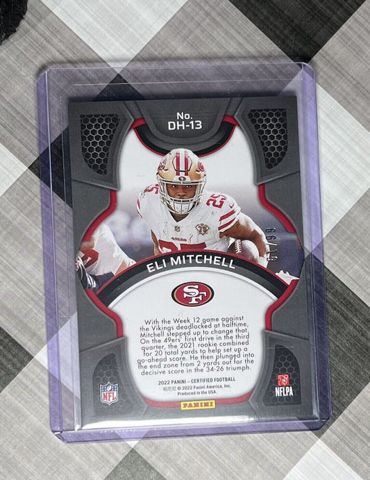 2022 Certified ELI MITCHELL Dark Horses Mirror Red SP 51/99