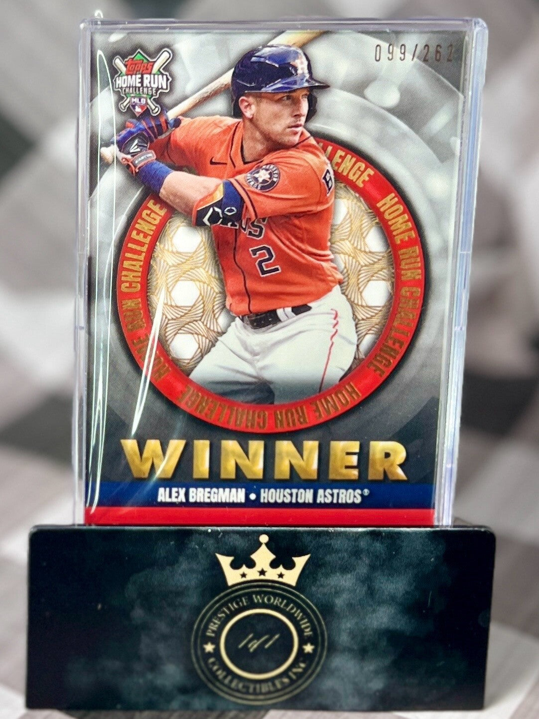 Alex Bregman 2022 Topps Home Run Challenge Winner /232 #HRCW-11 Houston Astros