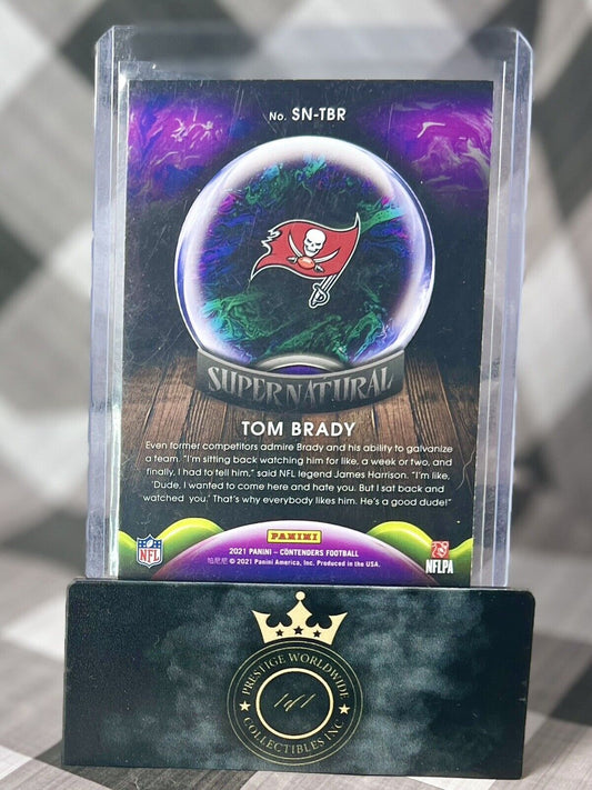 Tom Brady 2021 Panini Contenders Supernatural #SN-TBR Tampa Bay Buccaneers