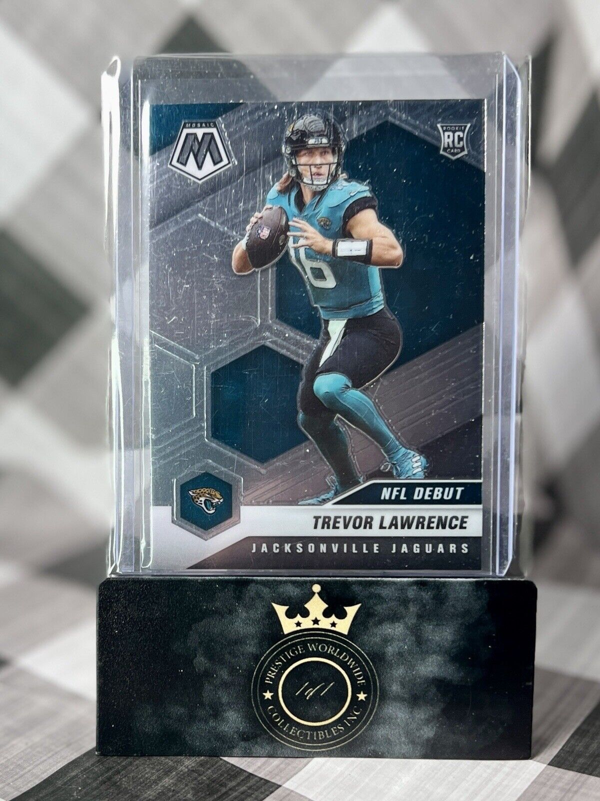 Trevor Lawrence 2021 Panini Mosaic NFL Debut Rookie #241 Jacksonville Jaguars RC