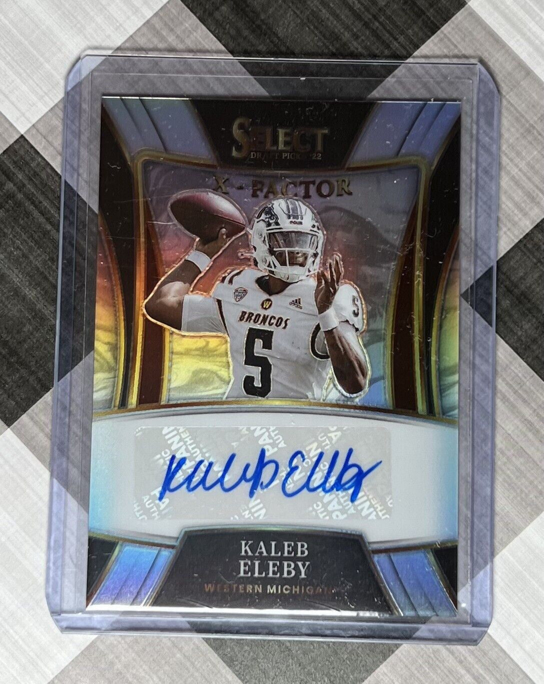 2022 Select Draft Picks Kaleb Eleby #XKEL Auto Rookie RC X Factor Seahawks
