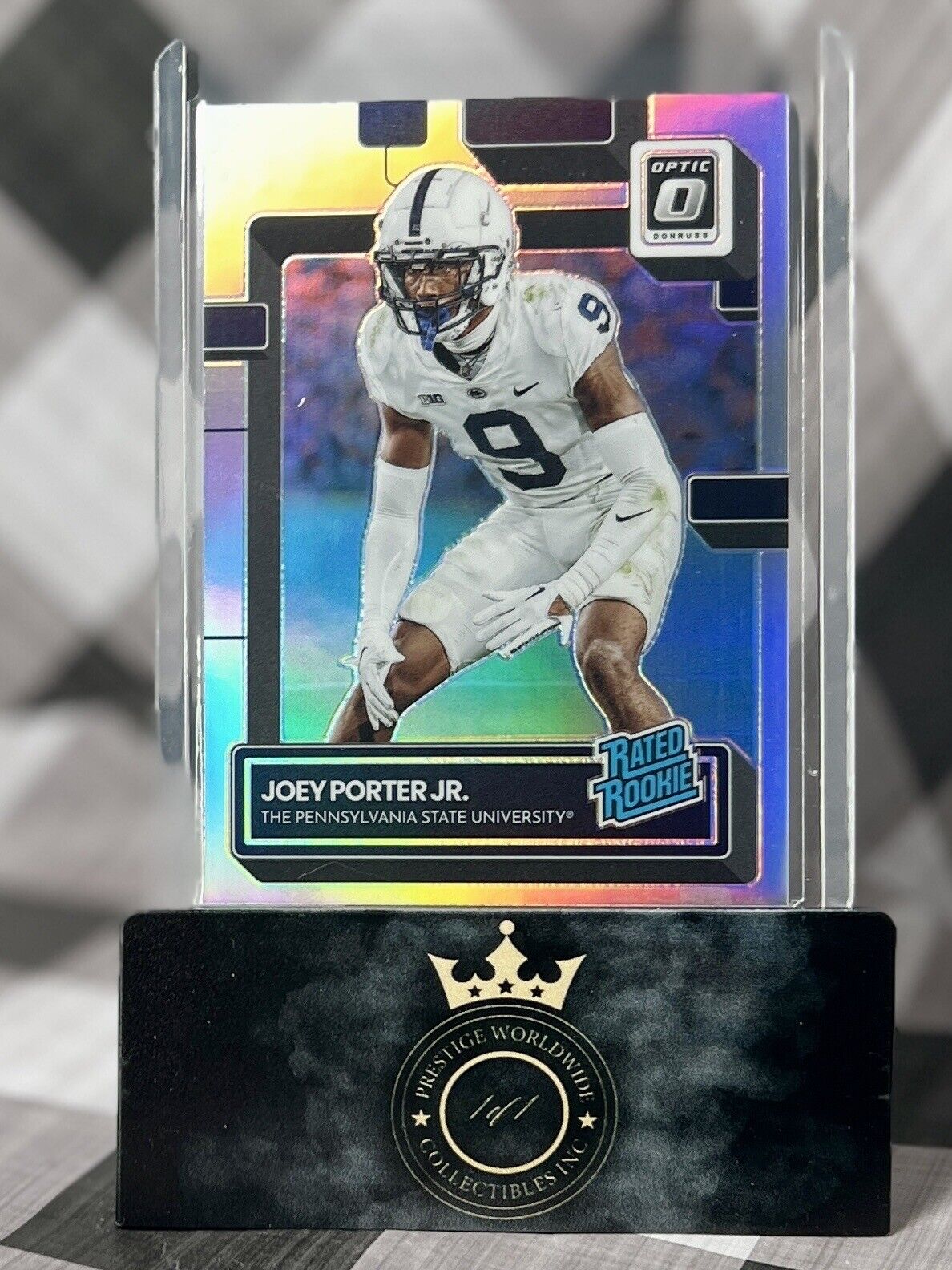 Joey Porter Jr. 2023 Optic Silver Holo Rated Rookie #17 Pittsburgh Steelers RC