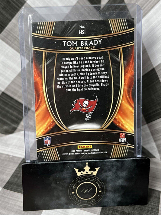 Tom "GOAT" Brady 2020 Panini Select Hot Stars Insert #HS1 - New England Patriots