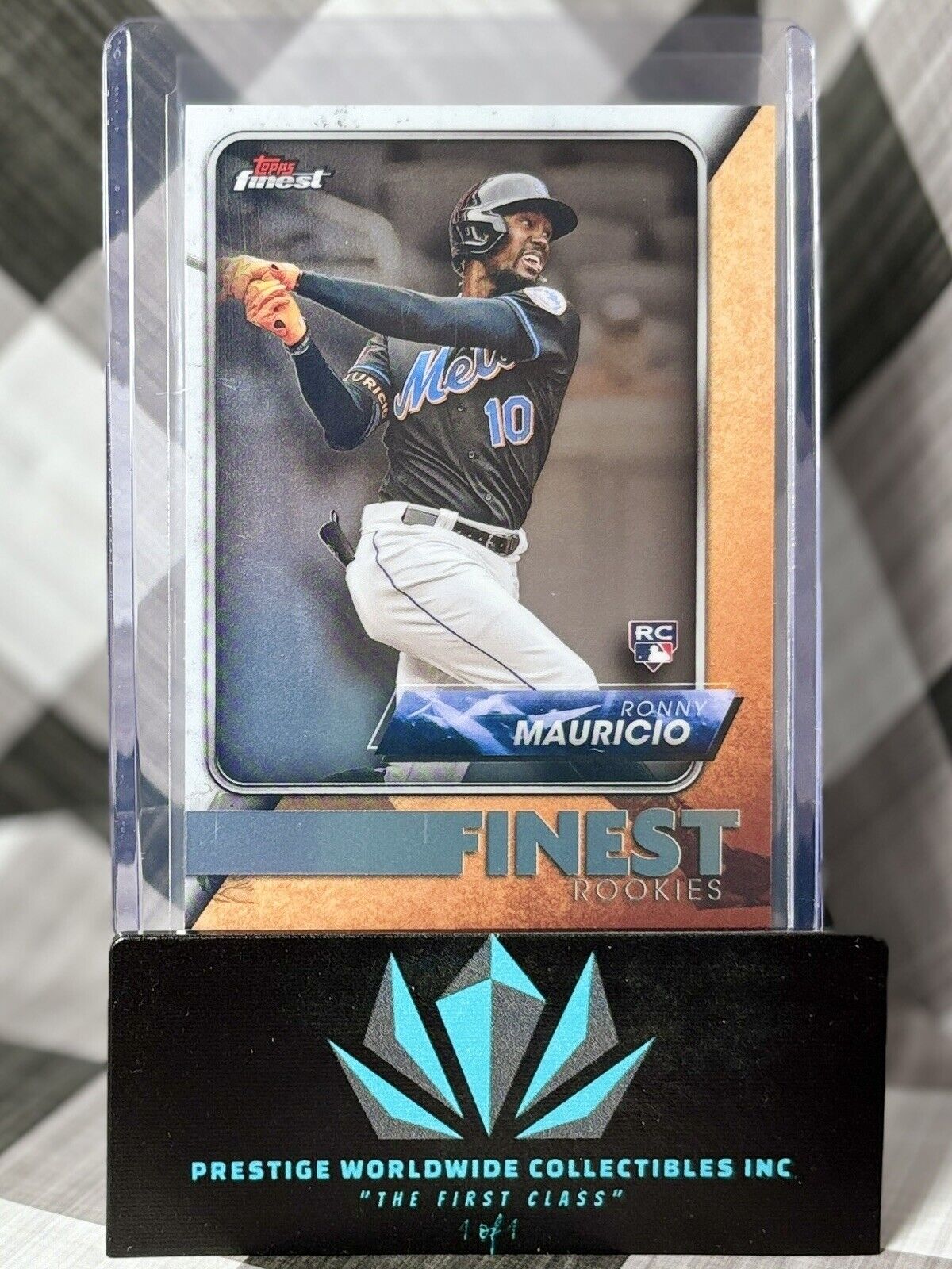 Ronny Mauricio 2024 Topps Finest Finest Rookies #FRD-7 New York Mets RC