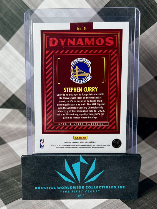 Stephen Curry 2023-24 Panini NBA Hoops Dynamos #9 Golden State Warriors