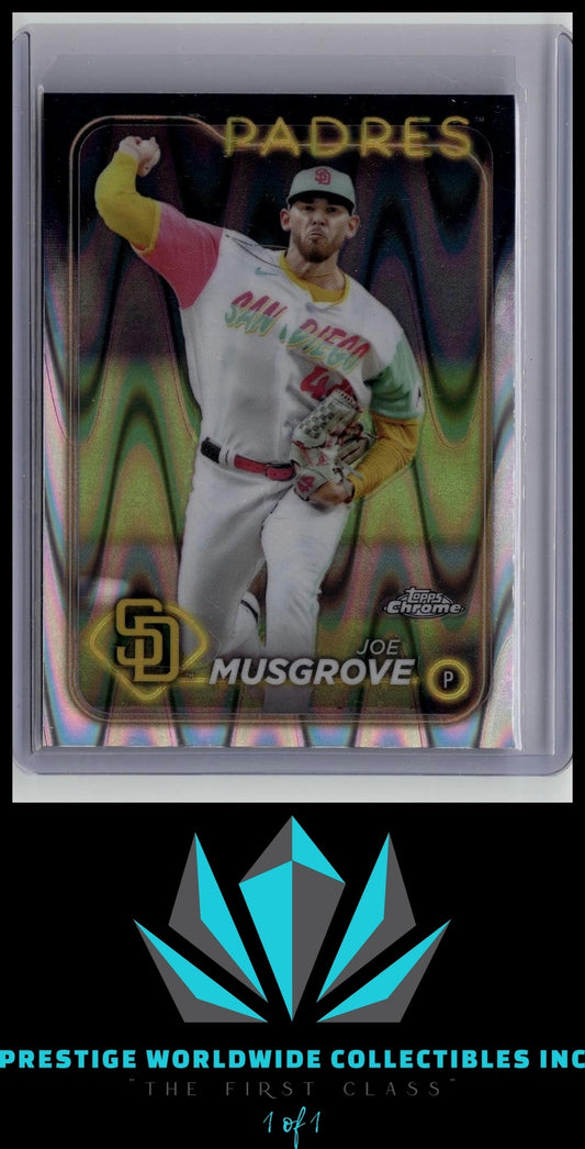 Joe Musgrove 2024 Topps Chrome Raywave Refractor #192 San Diego Padres
