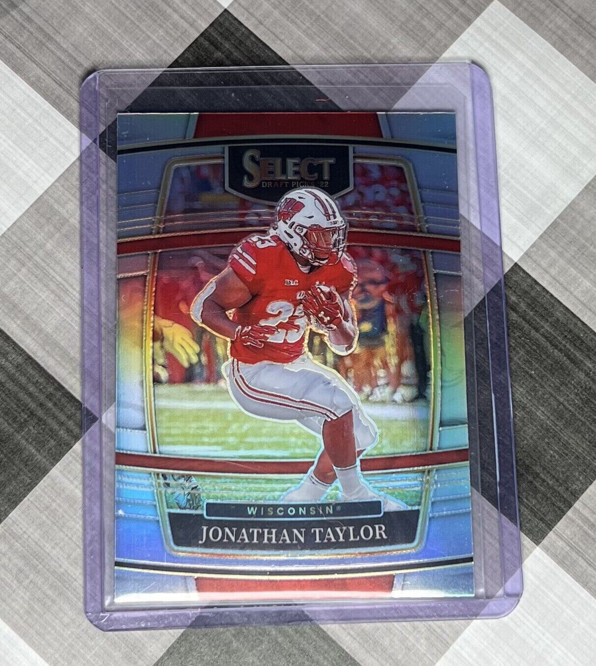 2022 Panini Select Draft Picks Silver Jonathan Taylor Wisconsin Badgers #95