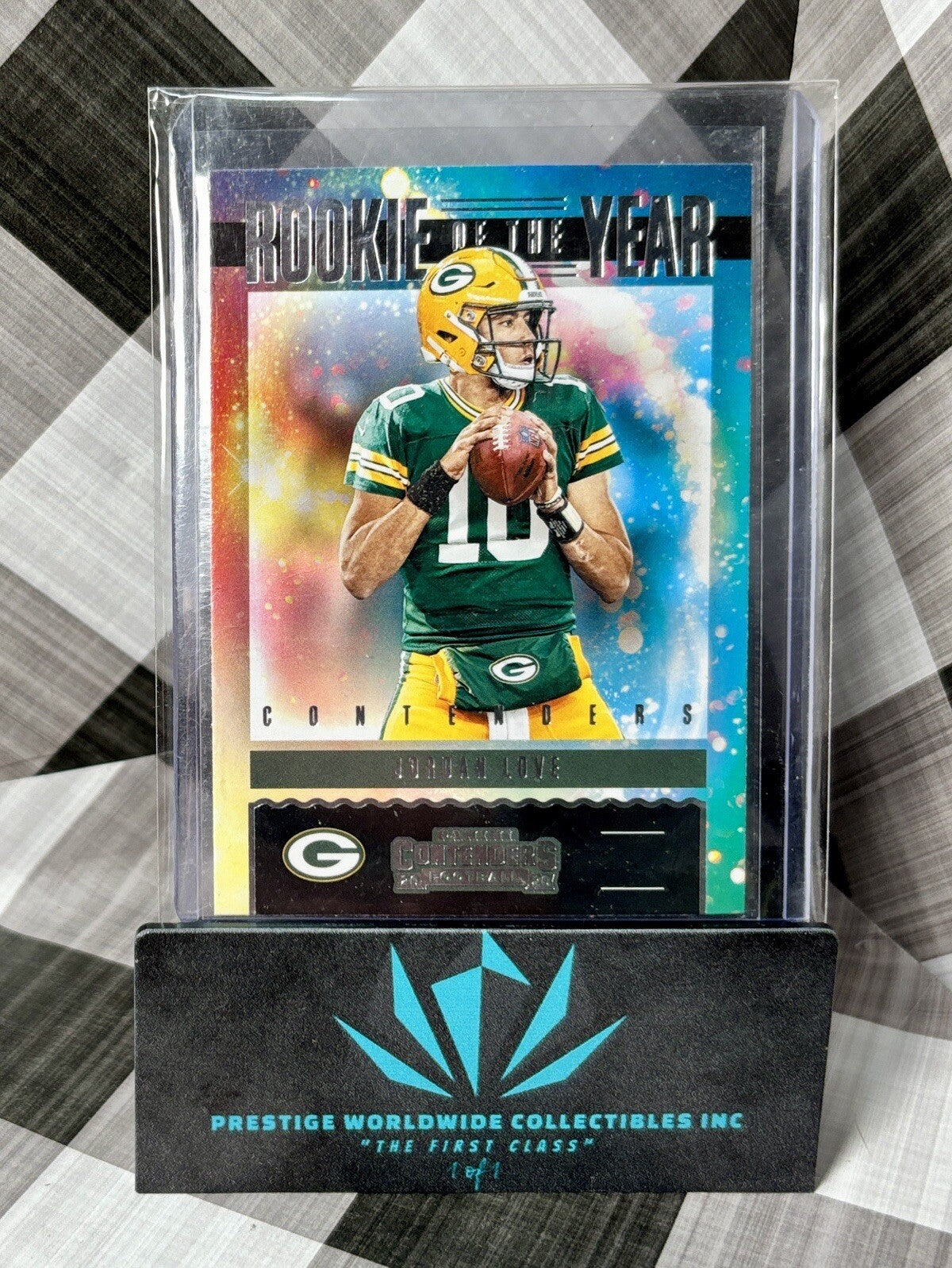 Jordan Love 2020 Contenders Rookie of the Year Rookie #RY-JLO GB Packers RC