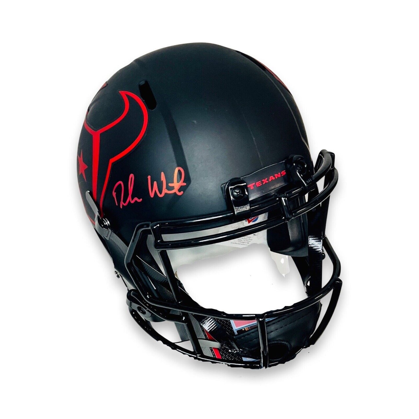 Deshaun Watson Signed Houston Texans Riddell Full Size Helmet (Beckett)