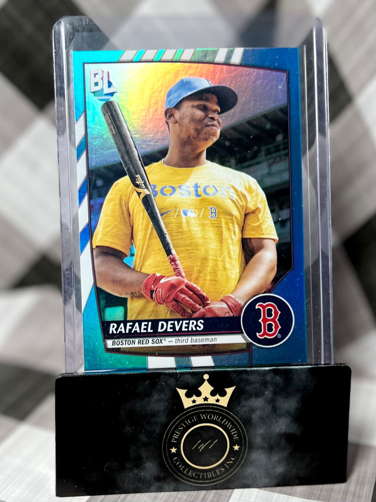 Rafael Devers 2023 Topps Big League Rafael Devers Blue Foil #267 Boston Red Sox
