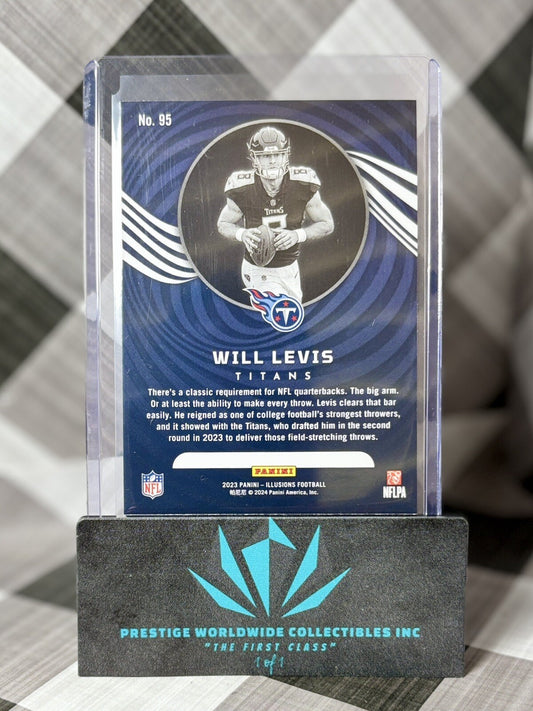 Will Levis 2023 Panini Illusions Base Rookie #95 Tennessee Titans RC