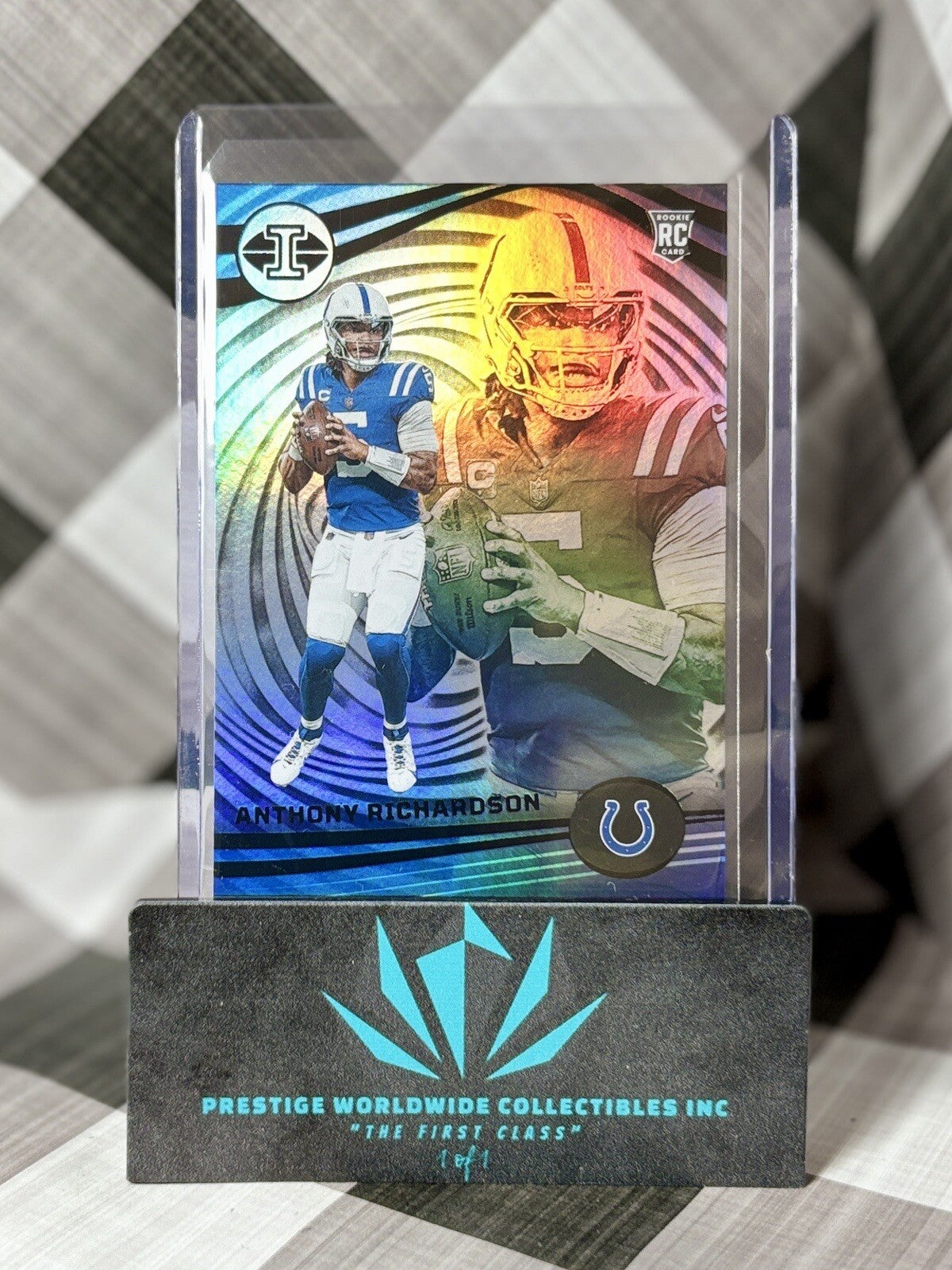 Anthony Richardson 2023 Panini Illusions Base Rookie #46 Indianapolis Colts RC