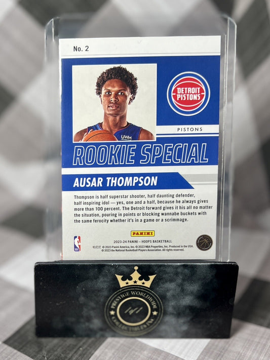 Ausar Thompson 2023-24 NBA Hoops Rookie Special Edition #2 Detroit Pistons RC SP