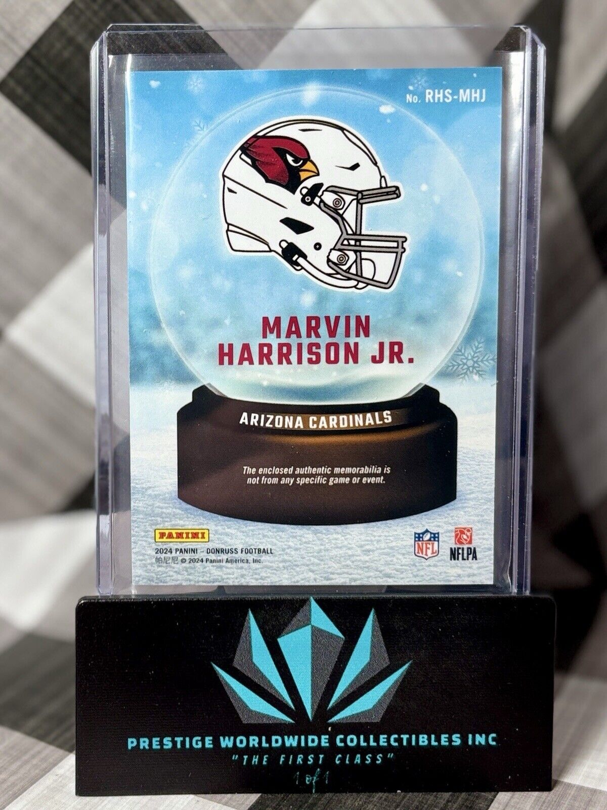 Marvin Harrison Jr. 2024 Panini Donruss Rookie Sweaters #RHS-MHJ AZ Cardinals RC