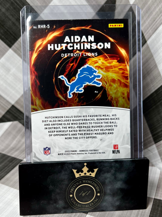 Aidan Hutchinson 2022 Donruss Red Hot Rookies #RHR-5