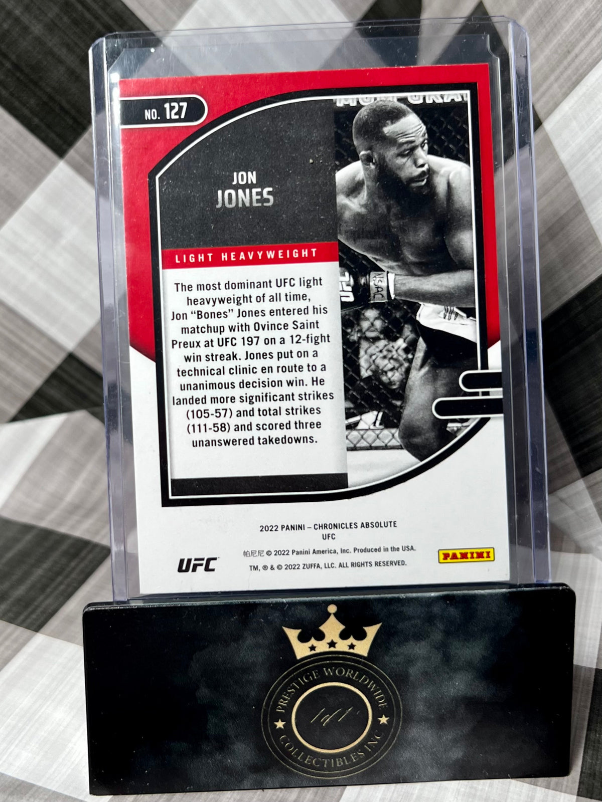 Jon Jones 2022 Absolute UFC Bronze #127