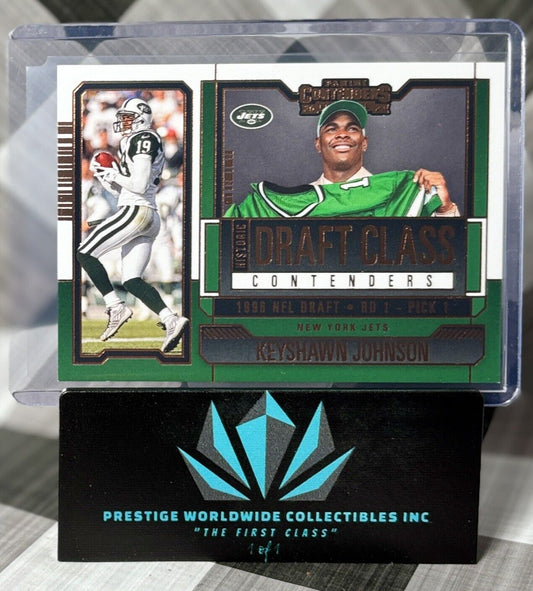 Keyshawn Johnson 2023 Contenders Historic Draft Class Bronze #HDC-KJ NY Jets