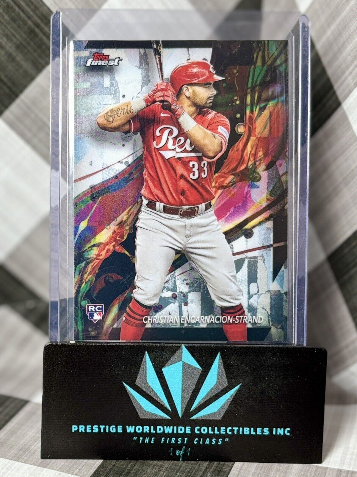 2024 Topps Finest Christian Encarnacion-Strand RC Cincinnati Reds #4