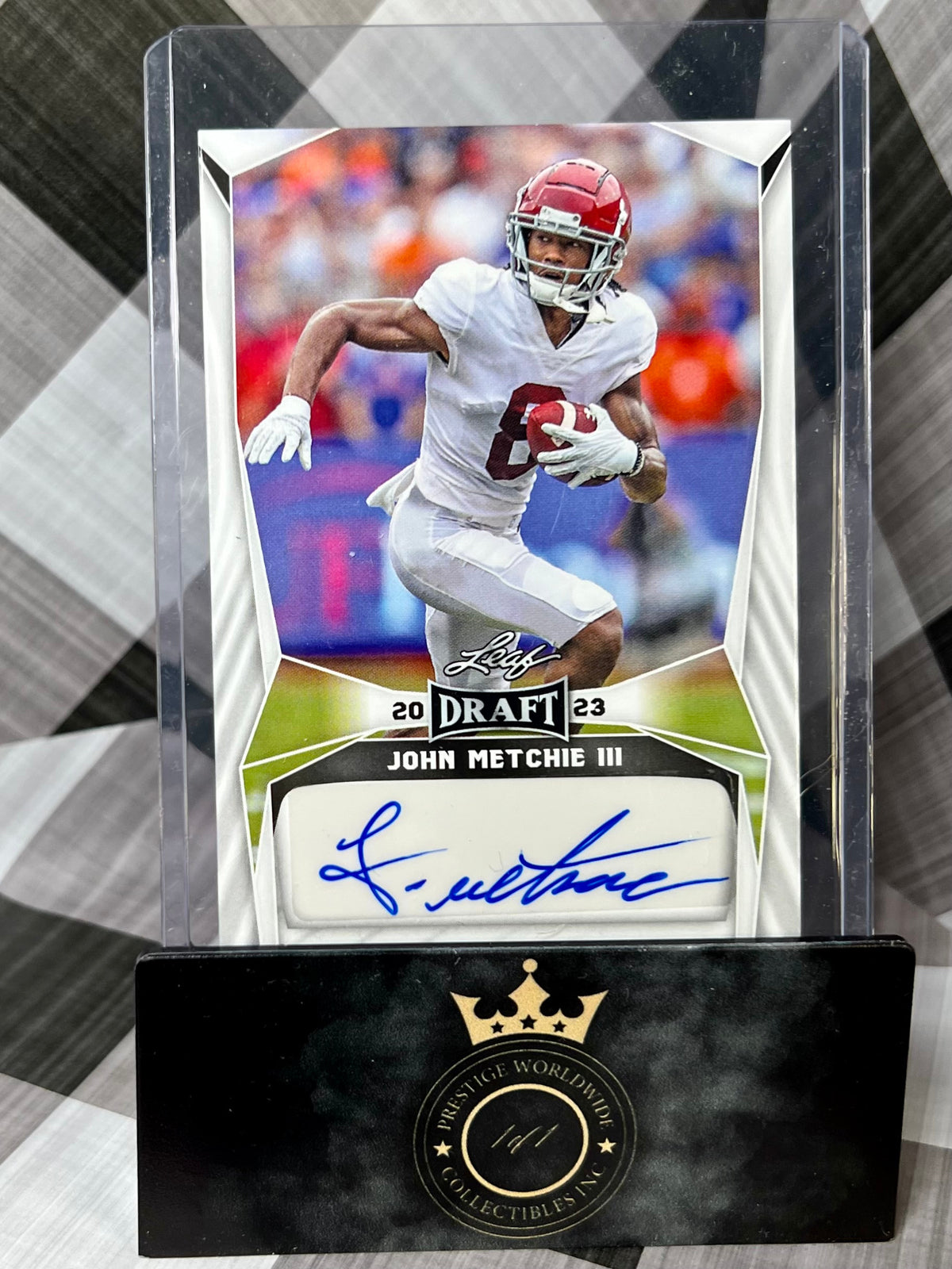 John Metchie III 2023 Leaf Draft Auto #BA-JM1