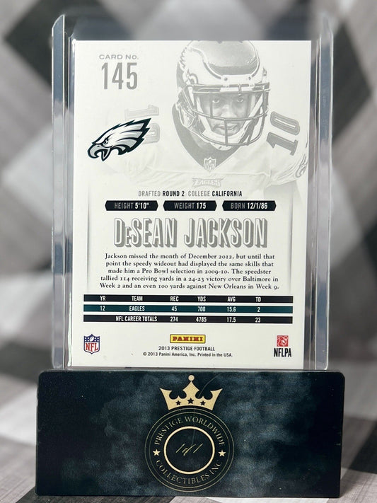DeSean Jackson 2013 Panini Prestige Extra Points Purple /100 #145 PHI Eagles