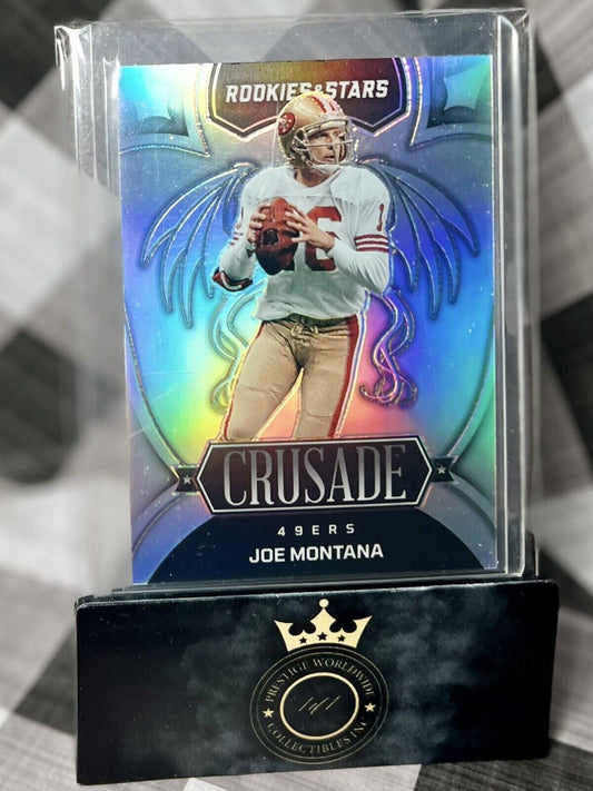 Joe Montana 2022 Panini Rookies & Stars Crusade Silver Prizm #CR-24 SF 49ers