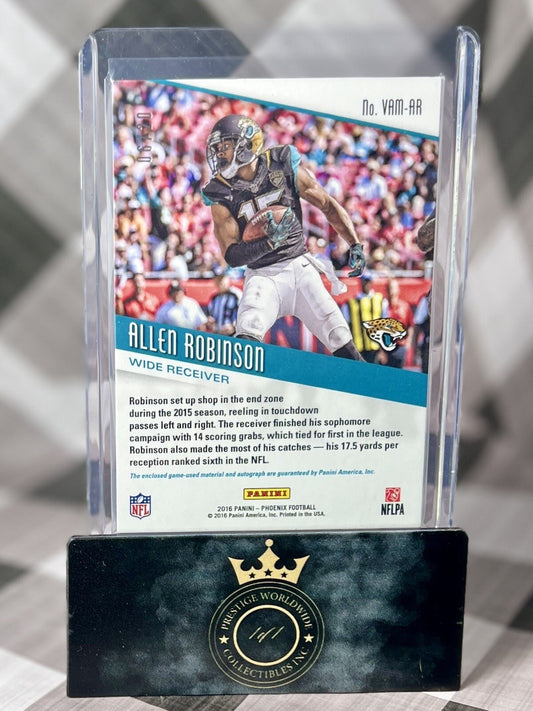 Allen Robinson II 2016 Panini Phoenix 4-Color Patch Auto /20 #VAM-AR Jaguars SSP