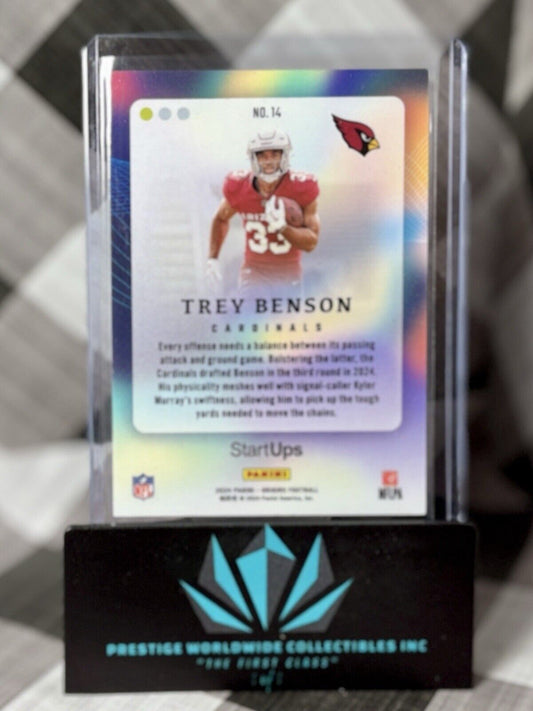 Trey Benson 2024 Panini Origins Startups Rookie #14 Arizona Cardinals RC