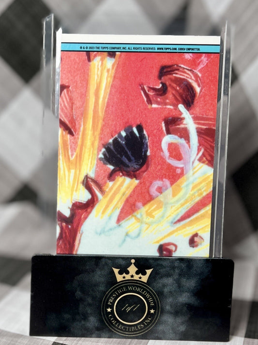 Troy Toy 2023 Garbage Pail Kids CHROME Series 6 Atomic Refractor 222a