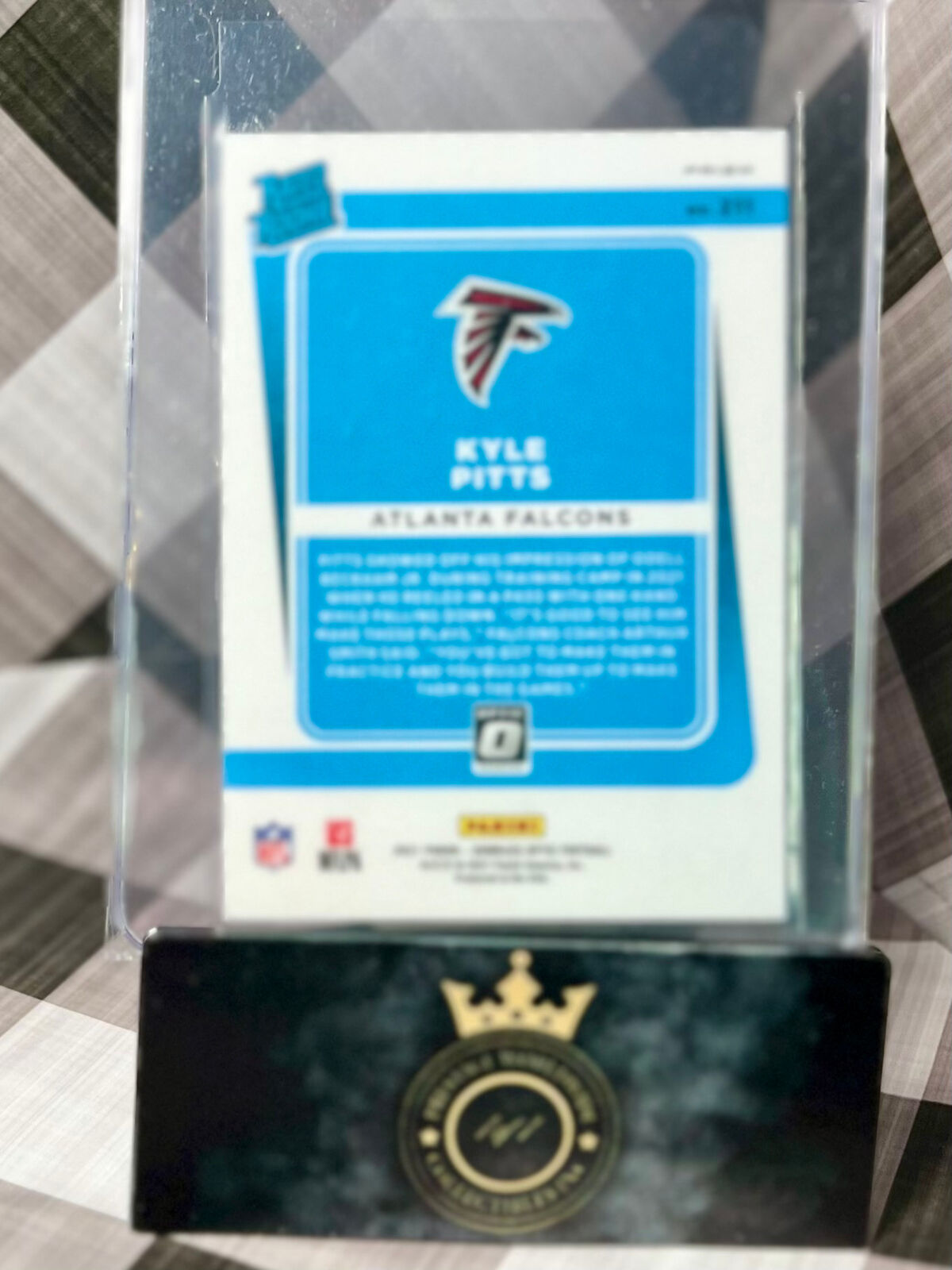 Kyle Pitts 2021 Optic Bronze Rated Rookie SP #211