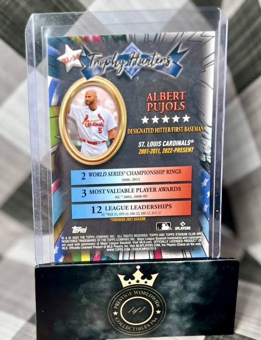 Albert Pujols 2022 Topps Trophy Hunters #RL-24 - STL Cardinals