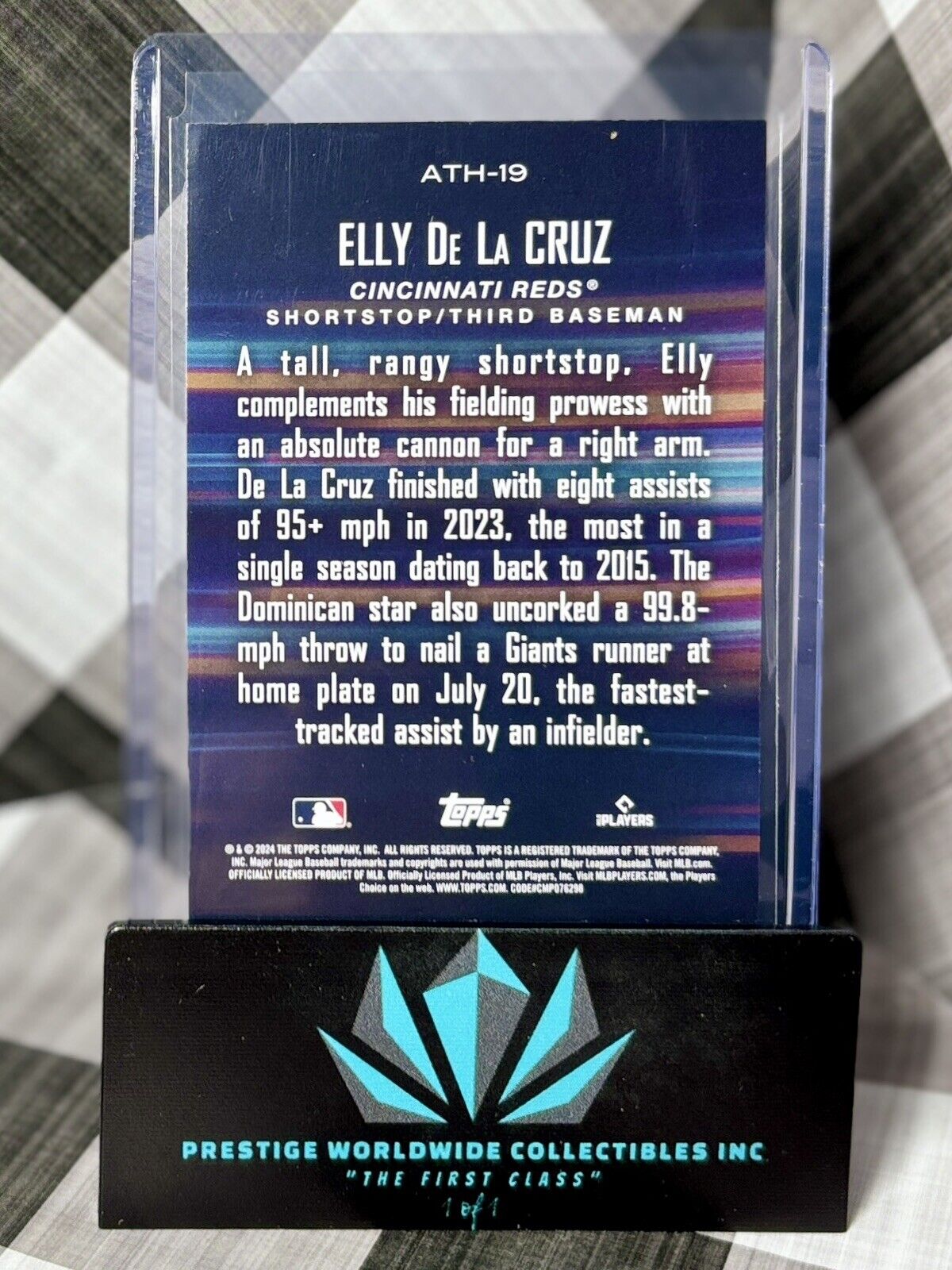 Elly De La Cruz 2024 Topps Series 2 Around The Horn Rookie #ATH-19 Reds RC