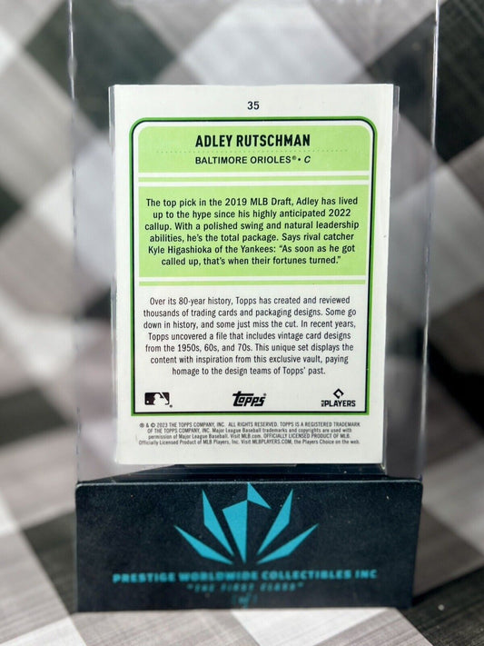 Adley Rutchsman 2023 Topps Brooklyn Collection Rookie #35 Baltimore Orioles SP