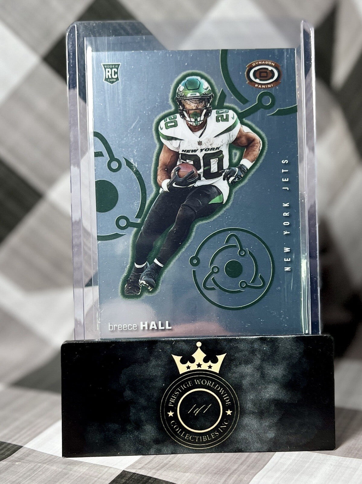 Breece Hall 2022 Panini Chronicles Dynagon Silver Rookie #D-5 - New York Jets RC