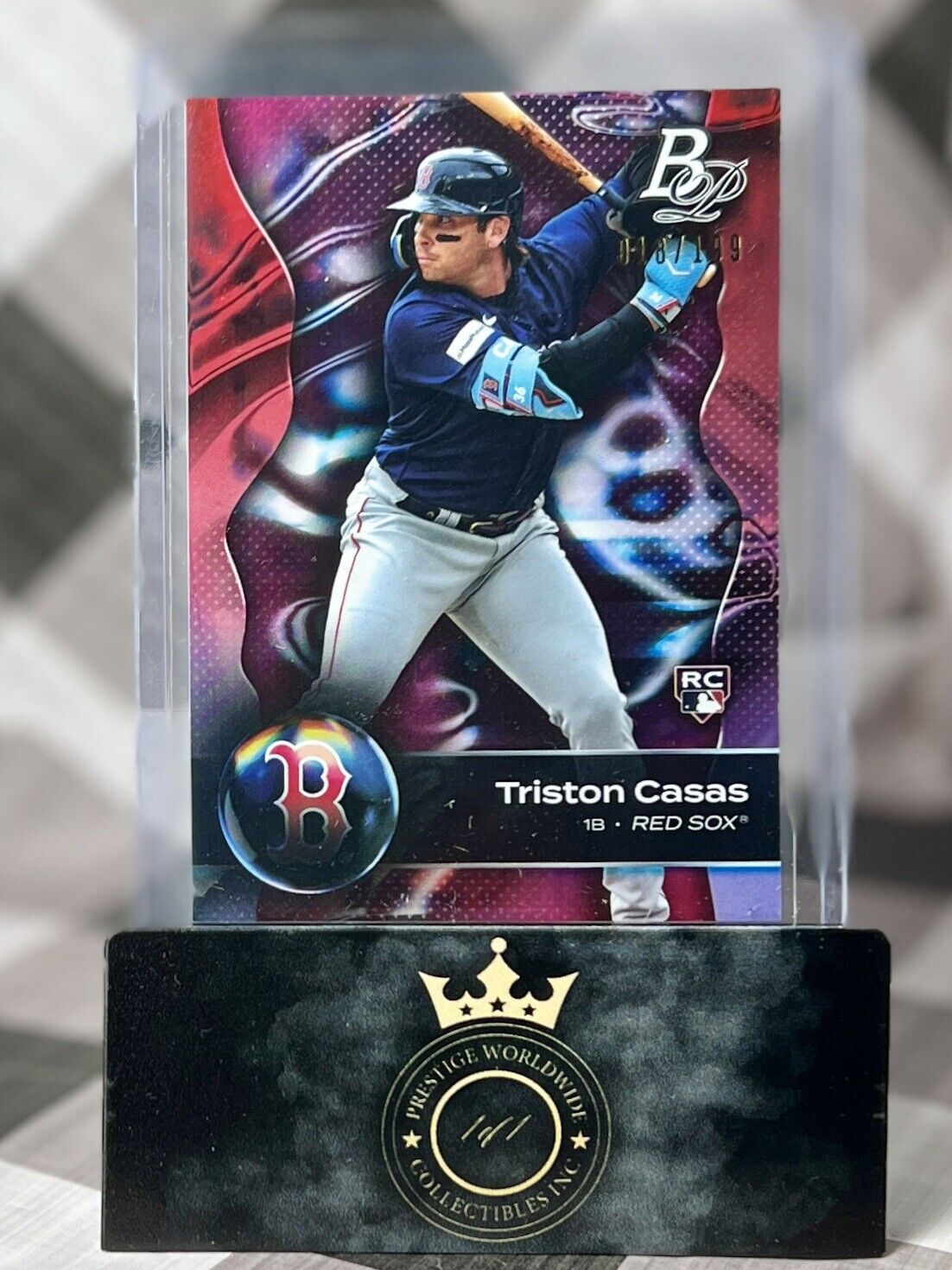 Triston Casas 2023 Bowman Platinum Pink Rookie /199 #51 Boston Red Sox RC