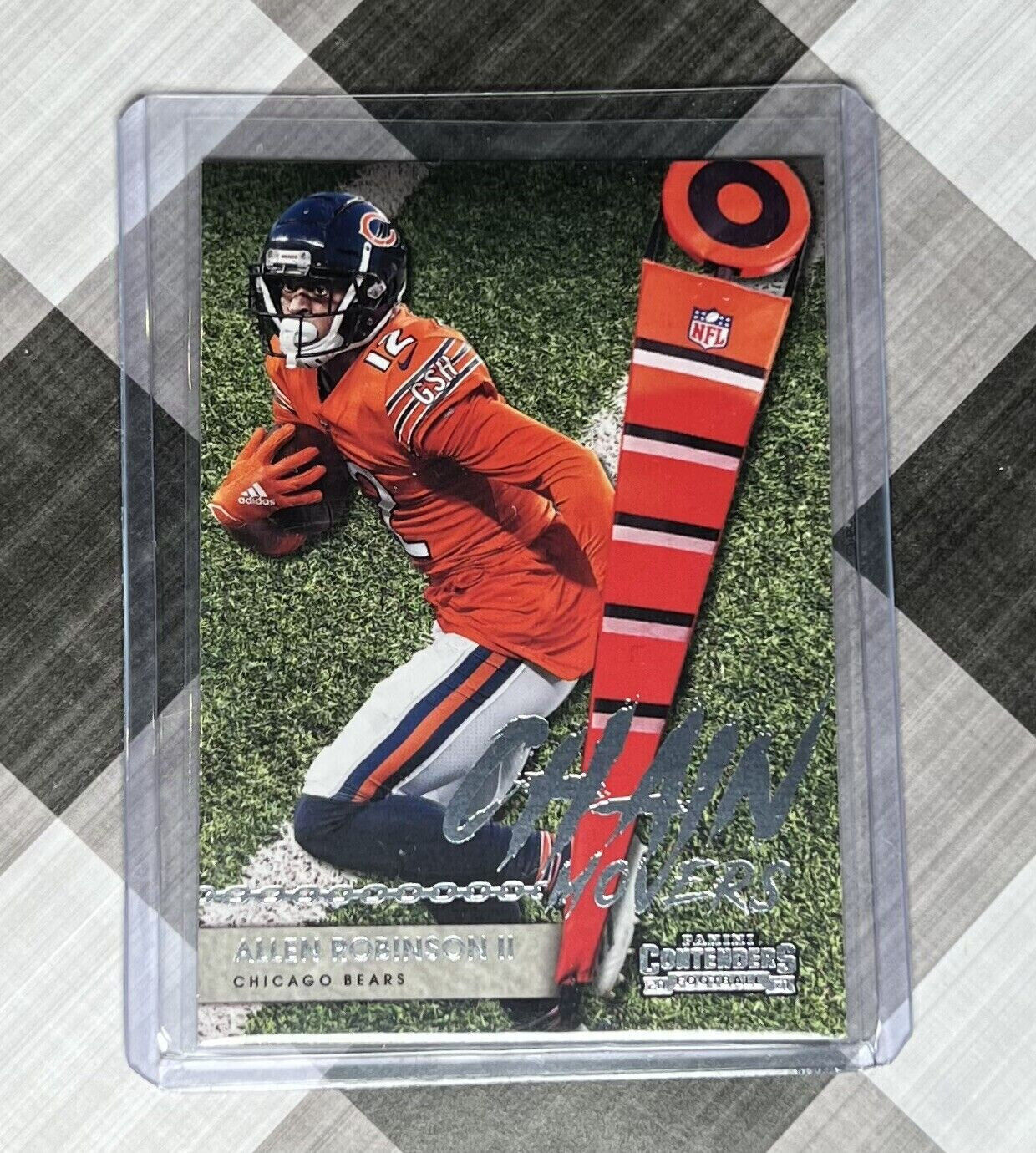 2021 Panini Prizm Red & Black Checkerboard Allen Robinson II #156 Bears + Bonus!