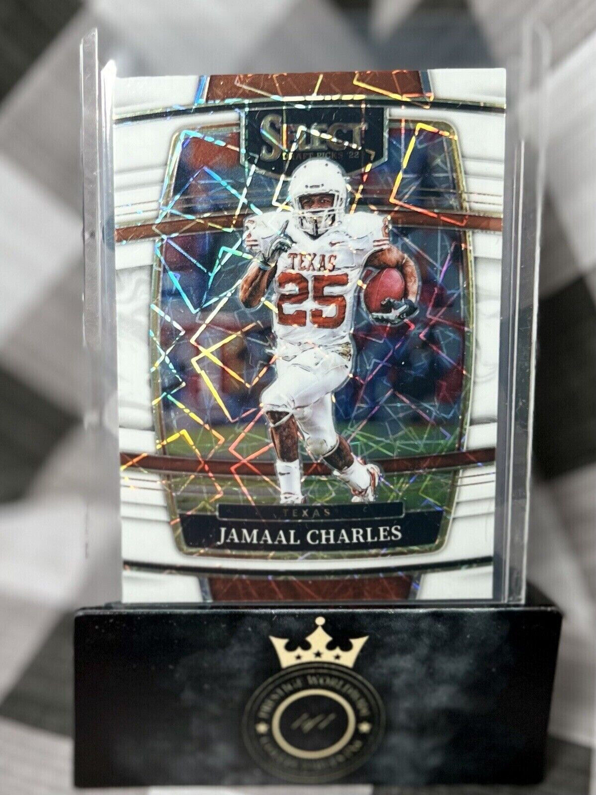 Jamaal Charles 2022 Select Draft Picks Concourse White Laser #75 Texas Longhorns