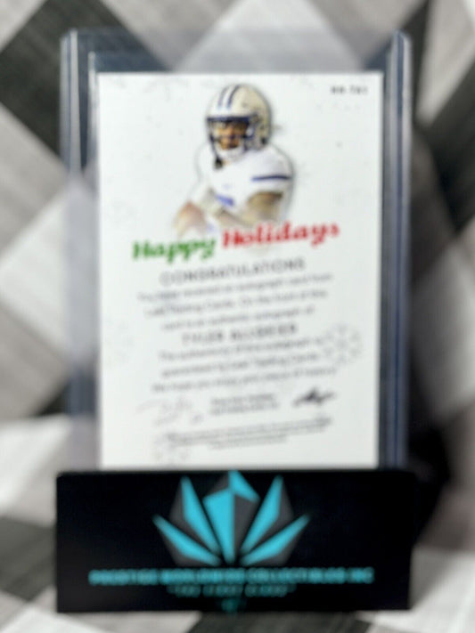 Tyler Allgeier 2022 Leaf Happy Holidays Rookie Auto #HH-TA1 Falcons RC