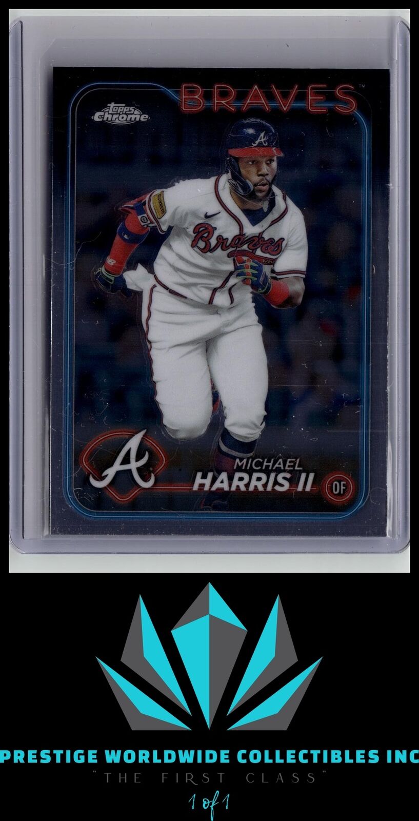 Michael Harris II 2024 Topps Chrome #52 Atlanta Braves
