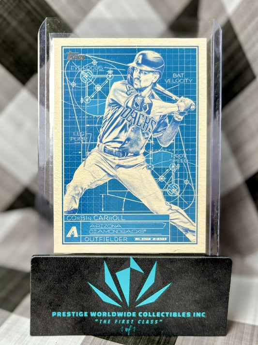 Corbin Carroll 2024 Topps Series 1 Superstar Blueprint #SB-14 AZ Diamondbacks